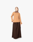 Caramel Tulip Sleeve Top