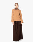 Caramel Tulip Sleeve Top