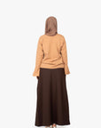 Caramel Tulip Sleeve Top