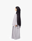 Grey Mélange Two-Piece Abaya