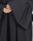 Black Bell Sleeve Abaya