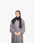 Variegated Cuff Sleeve Abaya