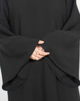 Black Umbrella Sleeve Abaya