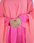 Pink Cape 2-Piece Abaya