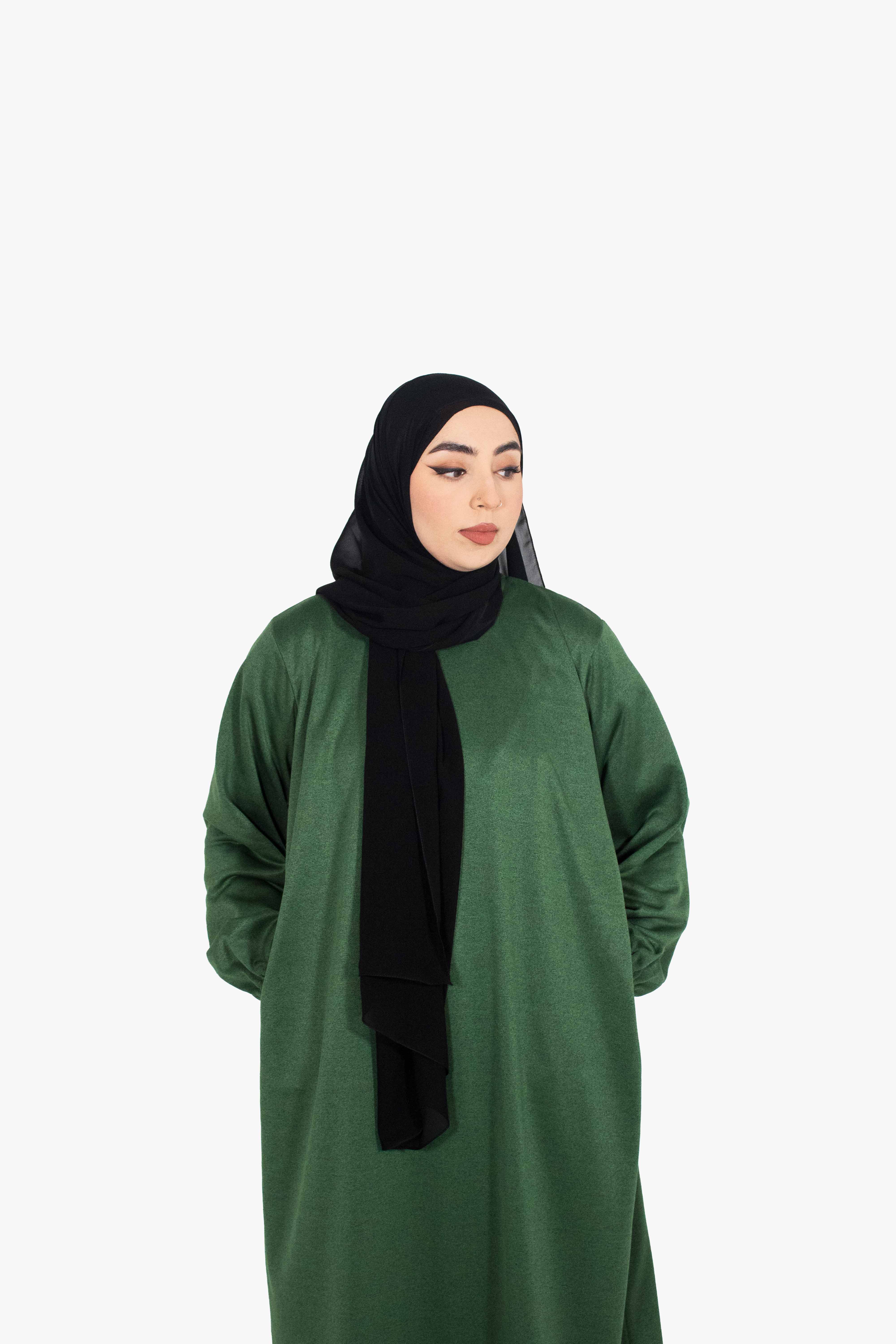 Green Jumper Abaya