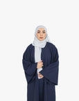 Navy Umbrella Sleeve Abaya
