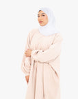 Ivory Batwing Abaya