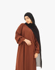 Hazelnut Marie Sleeve Abaya