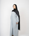 Light Grey Jumper Abaya