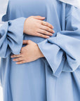 Sky Blue Marie Sleeve Abaya