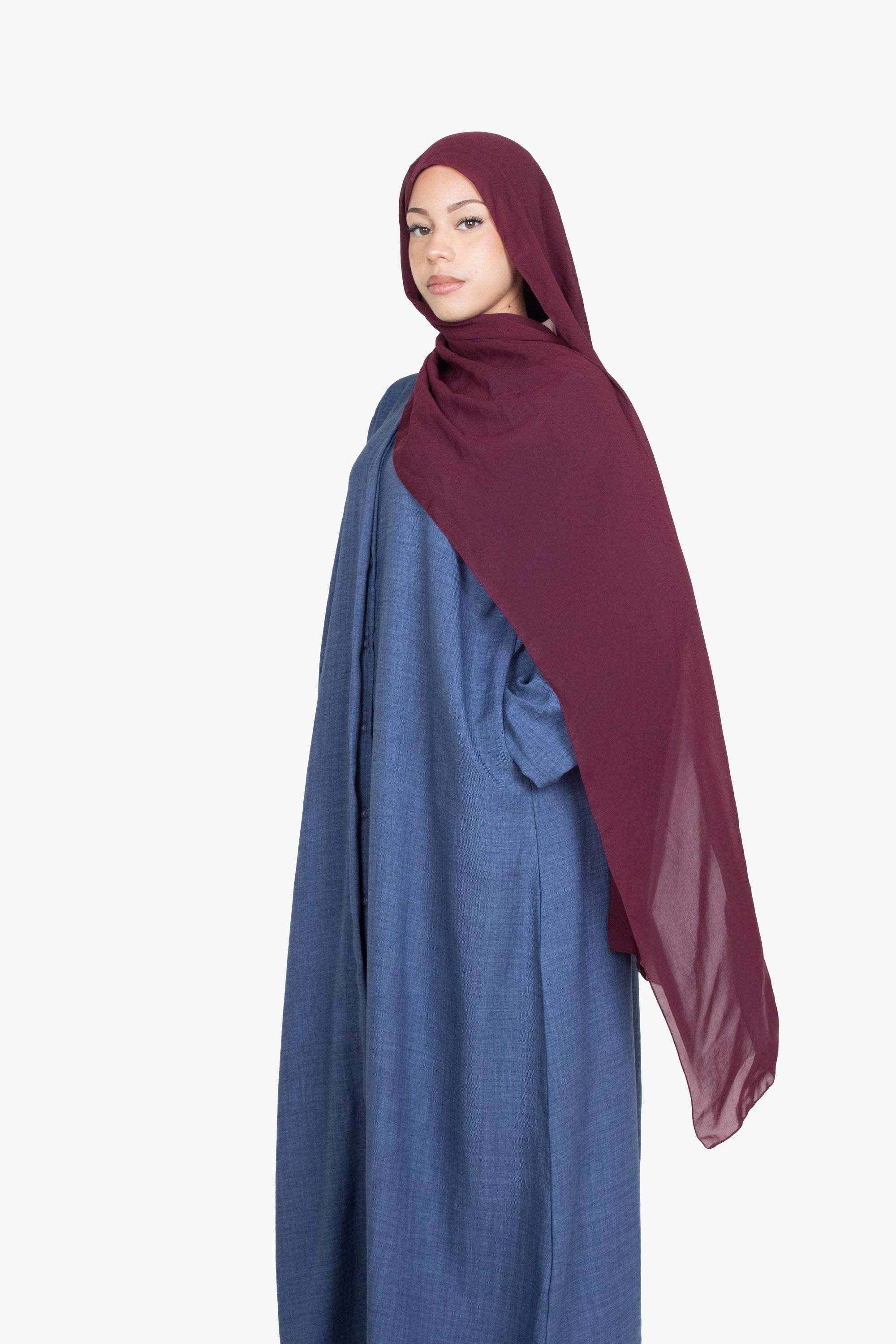 Indigo Mélange Long Shirt Abaya