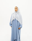 Sky Blue Batwing Abaya