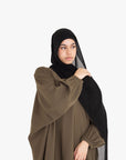 Olive Batwing Abaya