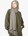 Khaki Jumper Abaya