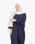 Navy Marie Sleeve Abaya