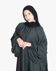 Moss Green Balloon Sleeve Abaya