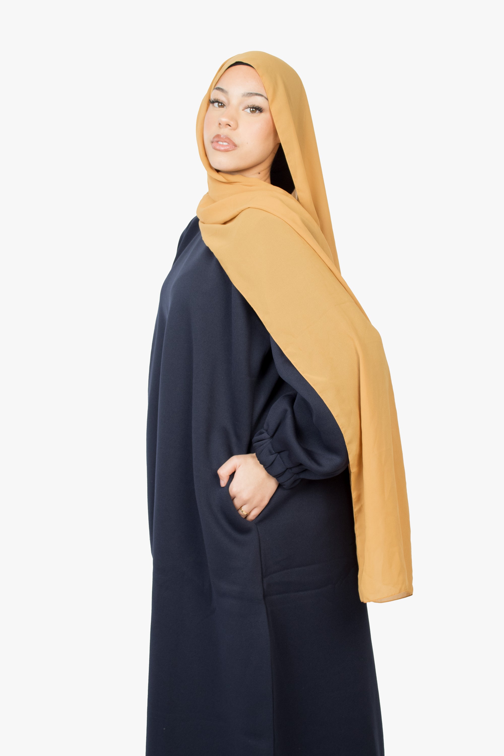 Navy Jumper Abaya