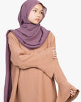 Caramel Tulip Sleeve Abaya