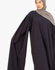 Black Cape Sleeve Abaya