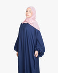 Navy Balloon Sleeve Abaya