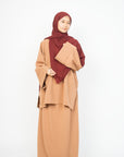 Caramel Two-Piece Abaya