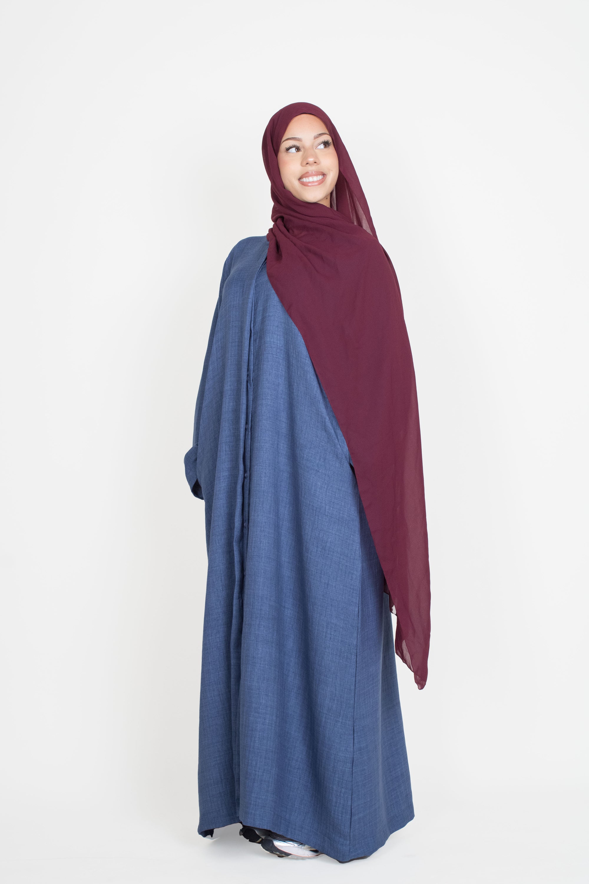 Indigo Mélange Long Shirt Abaya