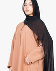 Caramel Long Shirt Two-Piece Abaya