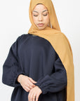 Navy Jumper Abaya