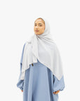 Sky Blue Batwing Abaya