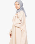 Cream Batwing Abaya