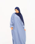 Sky Blue Marie Sleeve Abaya