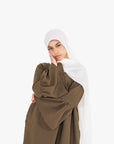 Olive Bell Sleeve Abaya