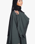 Moss Green Umbrella Sleeve Abaya