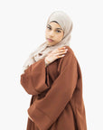 Hazelnut Two-Piece Abaya