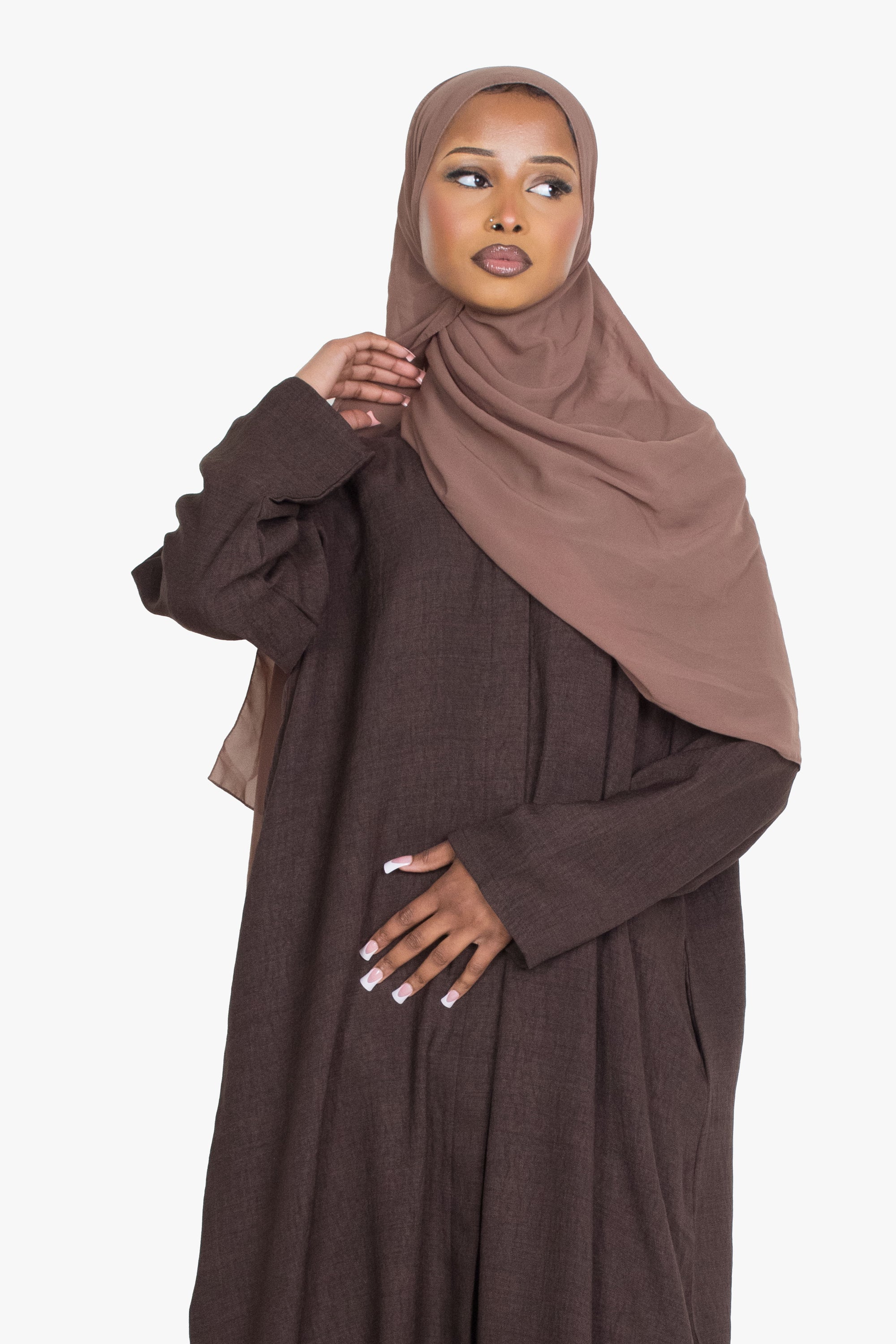 Coffee Mélange Long Shirt Abaya