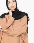 Caramel Batwing Abaya