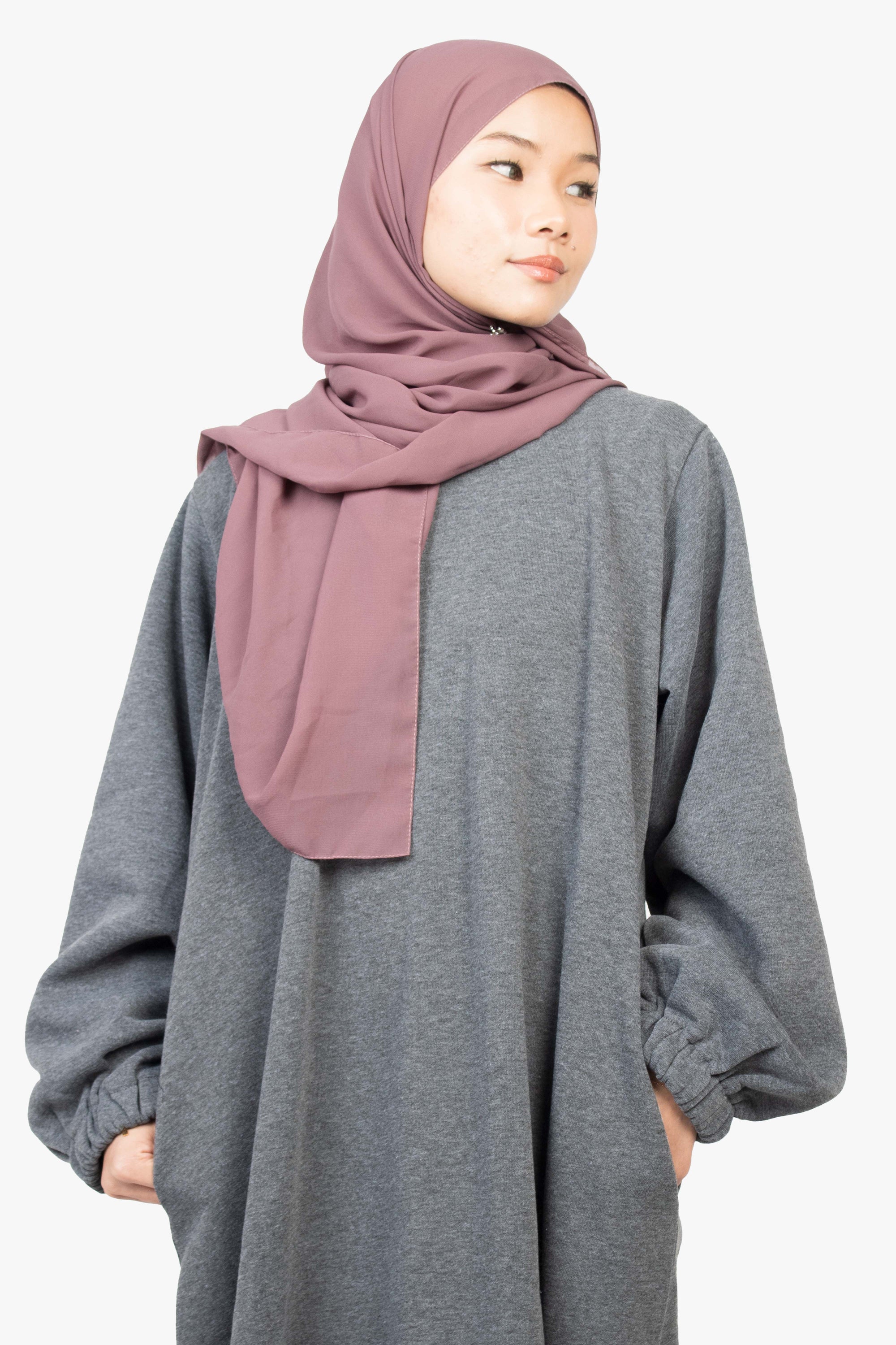 Dark Grey Jumper Abaya