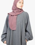 Dark Grey Jumper Abaya