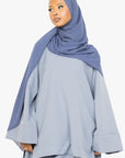 Powder Blue Two-Piece Abaya