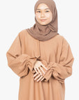 Caramel Poet Sleeve Abaya