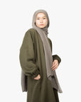 Khaki Jumper Abaya