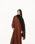 Hazelnut Marie Sleeve Abaya