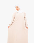 Ivory Batwing Abaya