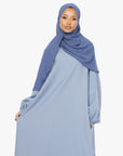 Powder Blue Batwing Abaya