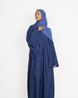 Navy Umbrella Sleeve Abaya