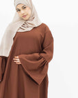 Hazelnut Bell Sleeve Abaya