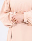 Ivory Batwing Abaya