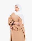 Coffee Marie Sleeve Abaya