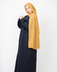 Navy Jumper Abaya