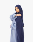 Sky Blue Marie Sleeve Abaya